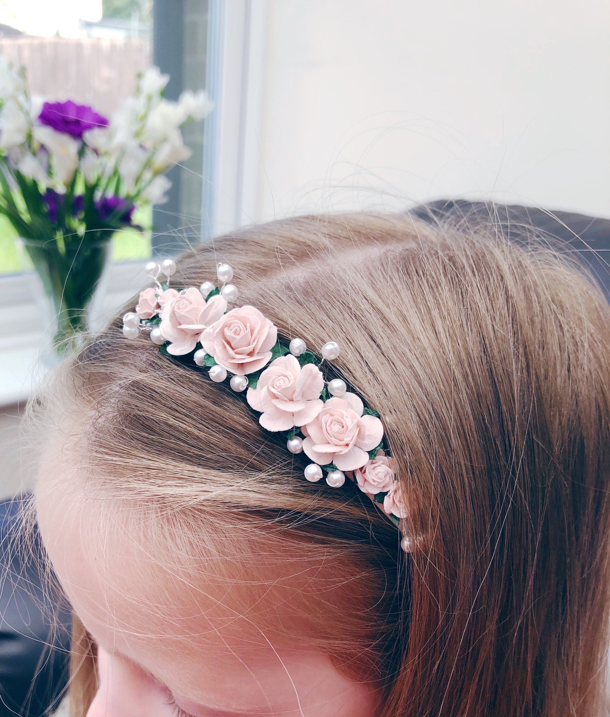 Flower girl headband