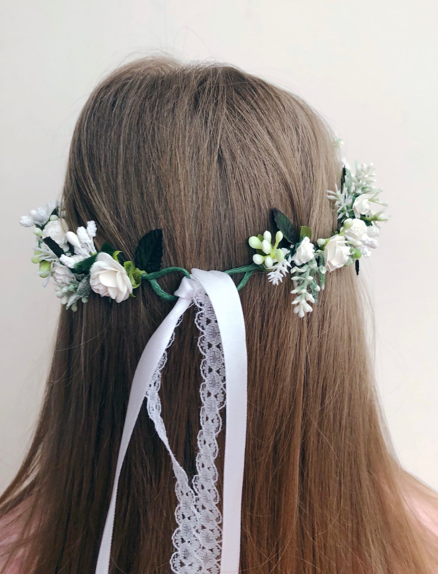 Ivory Flower Crown