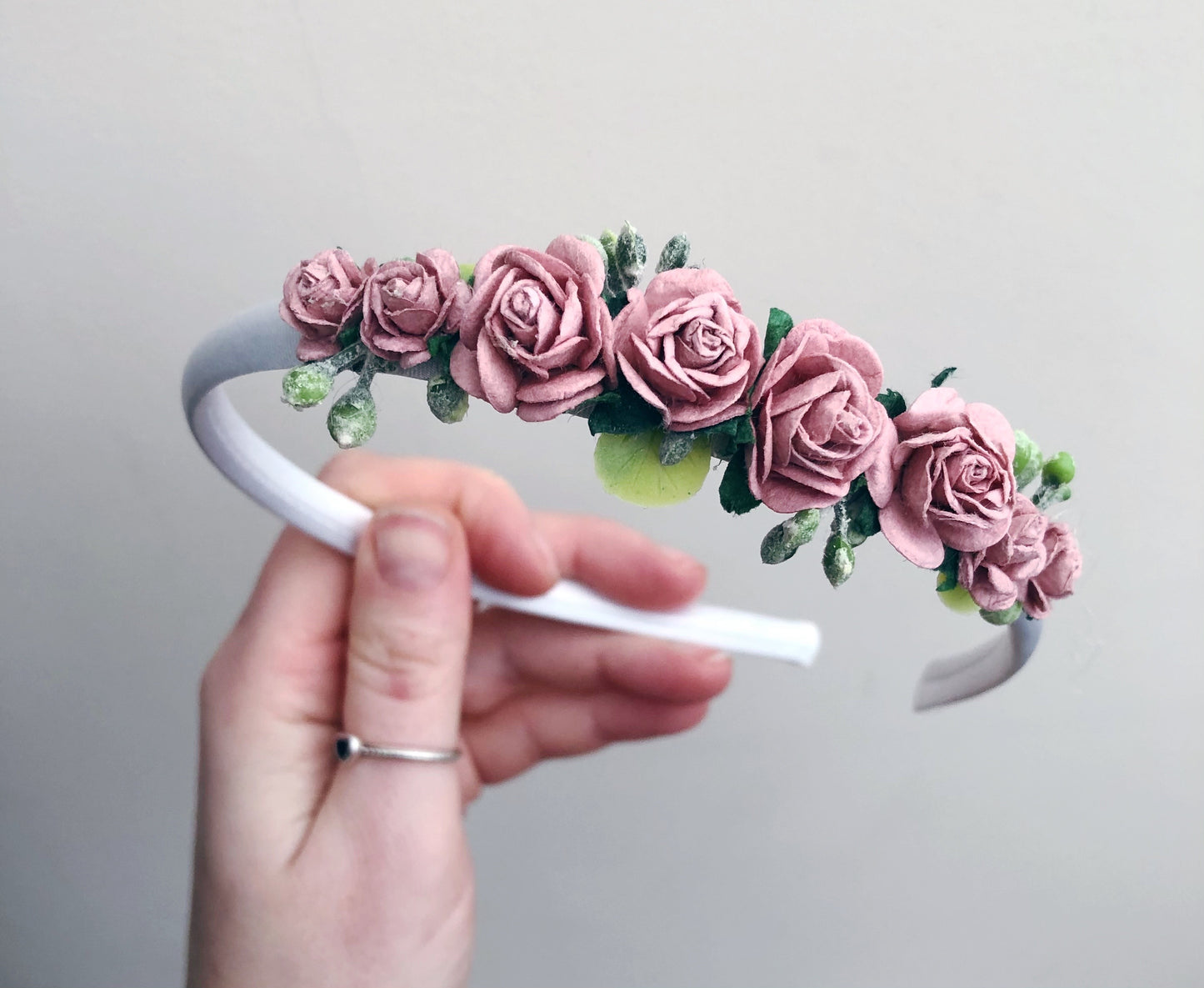 Flower girl headband