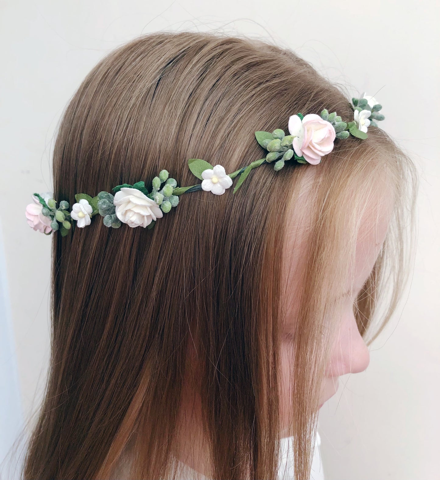 Flower girl wedding crown