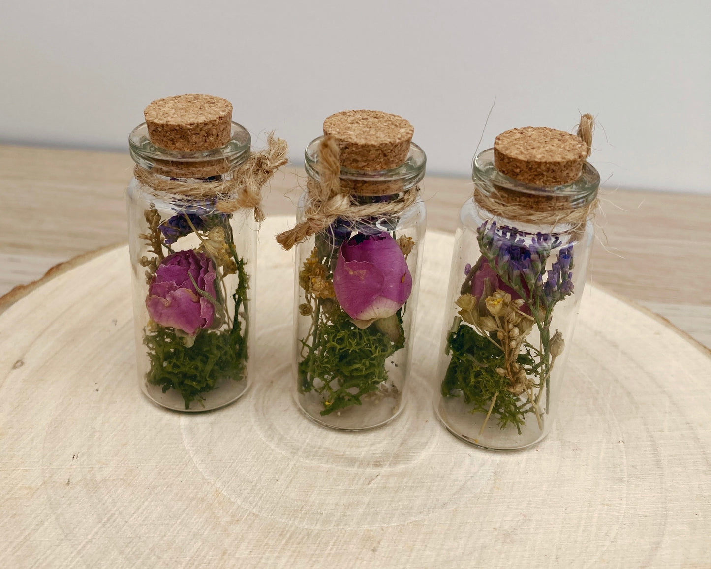 Dried Flower Jar, Thank You Gift, Wedding Favour