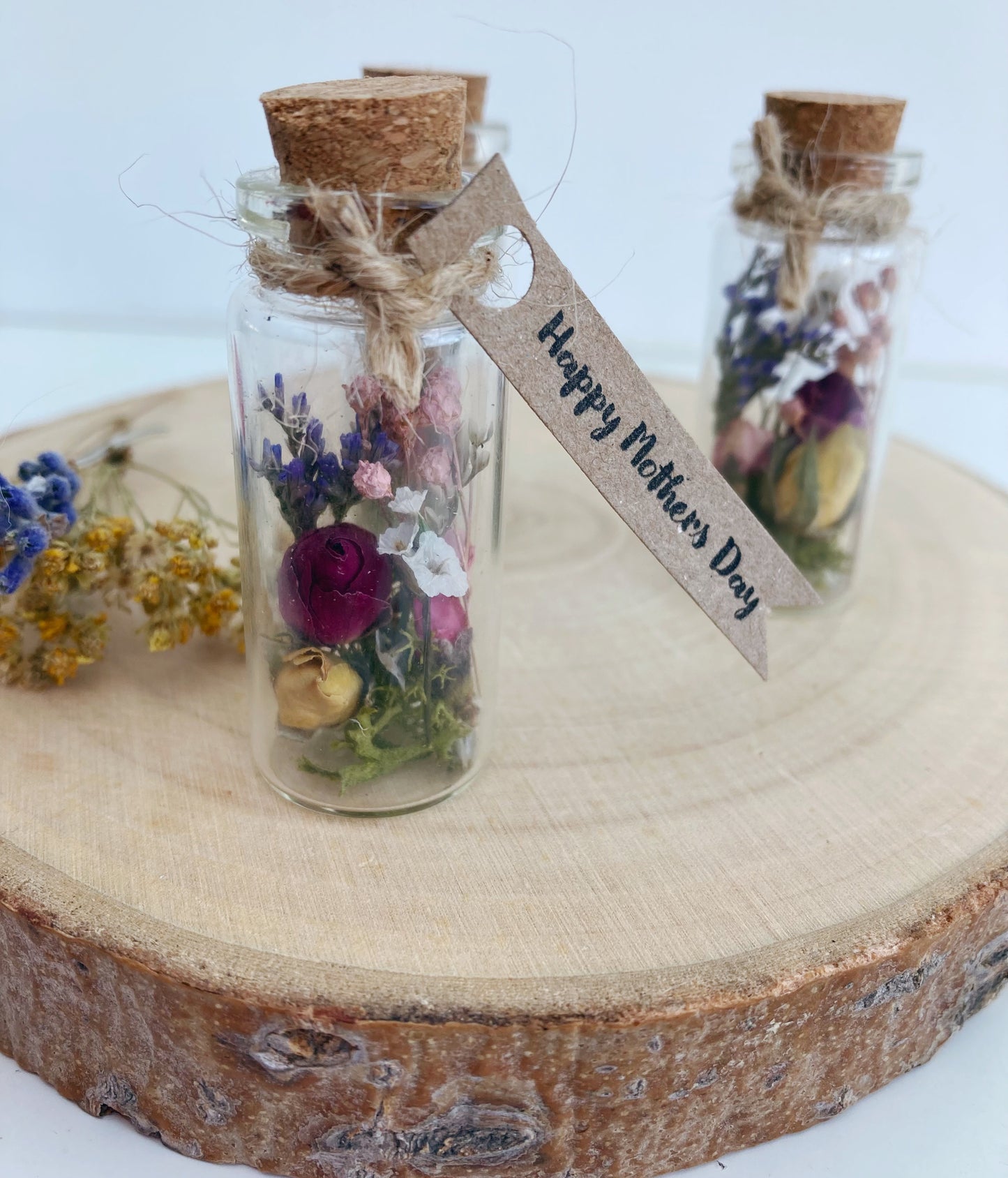 Dried Flower Jar, Keepsake Gift For Mothers Day