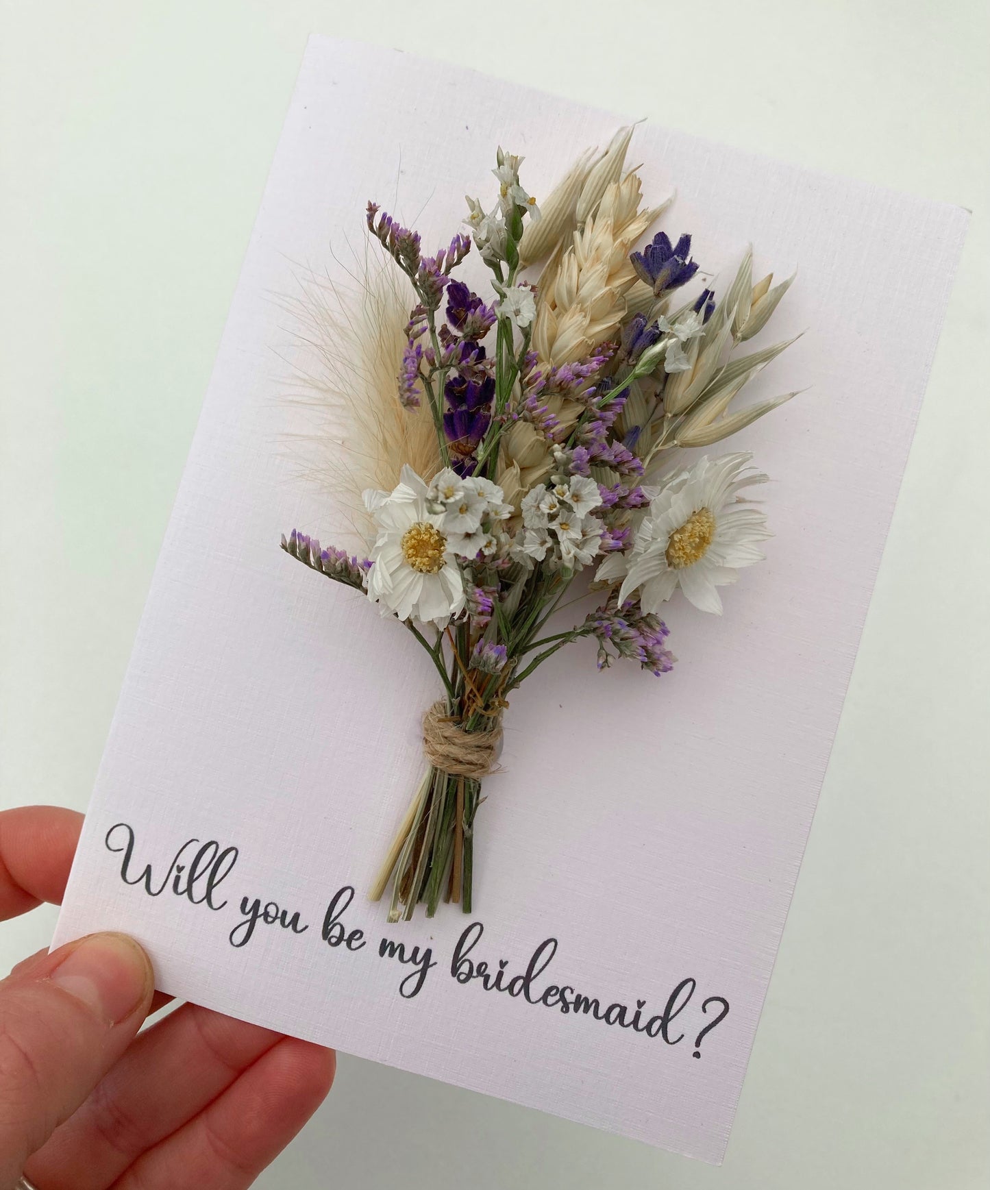 Will you be my bridesmaid proposal card