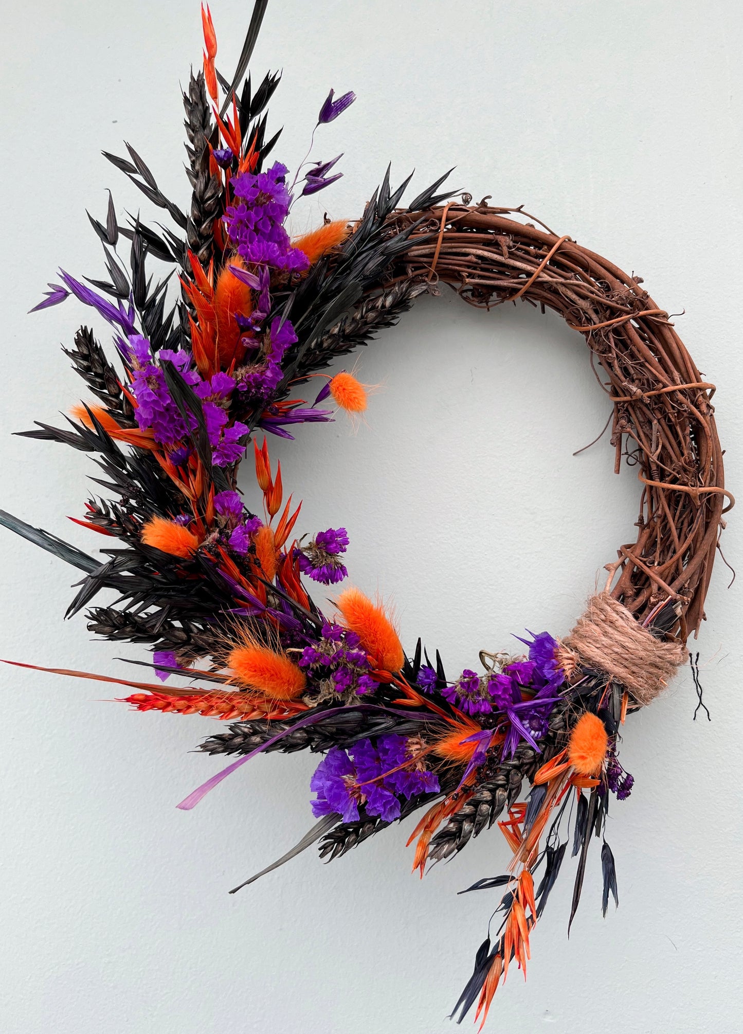 Halloween Dried Flower Wreath