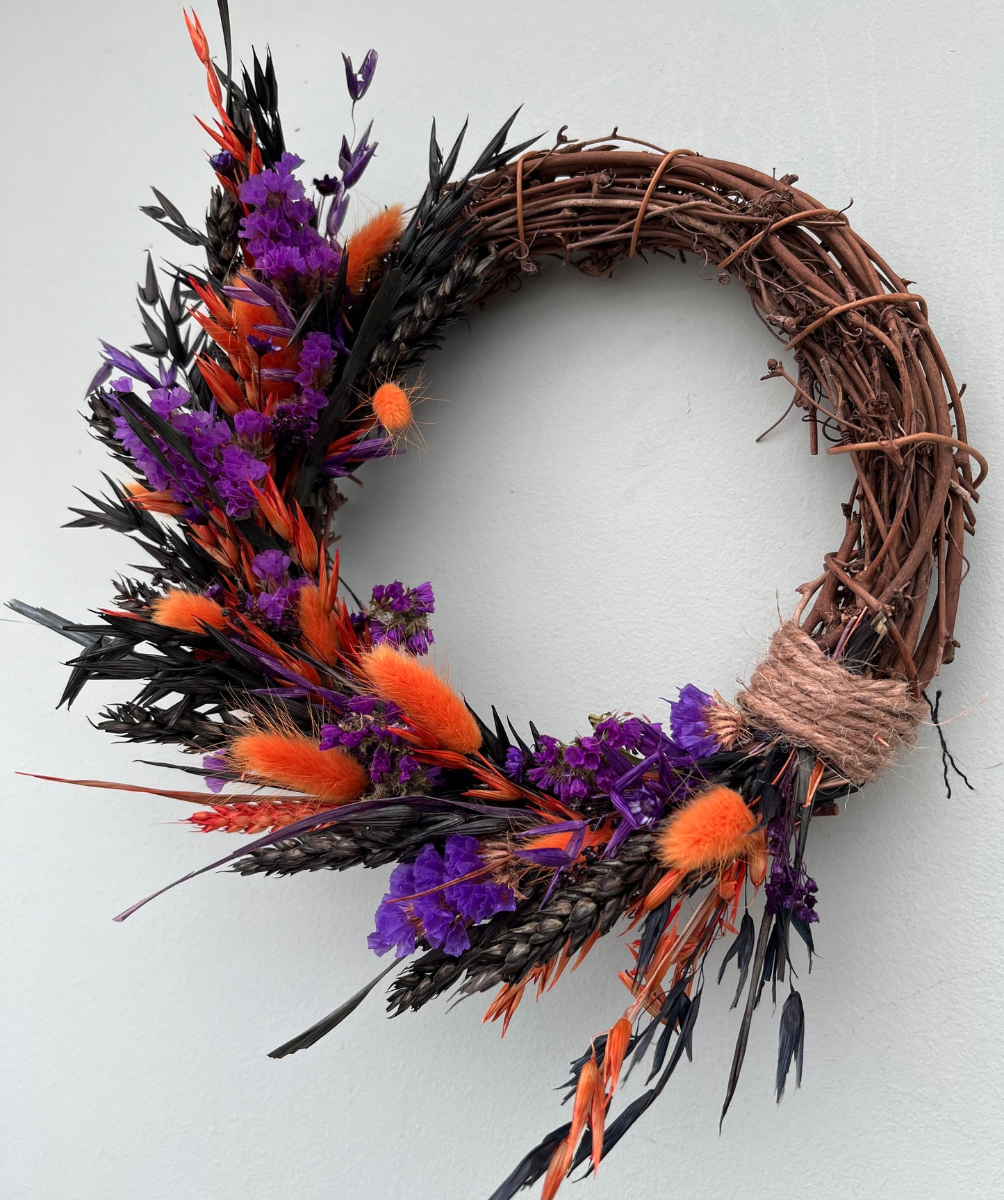 Halloween Dried Flower Wreath