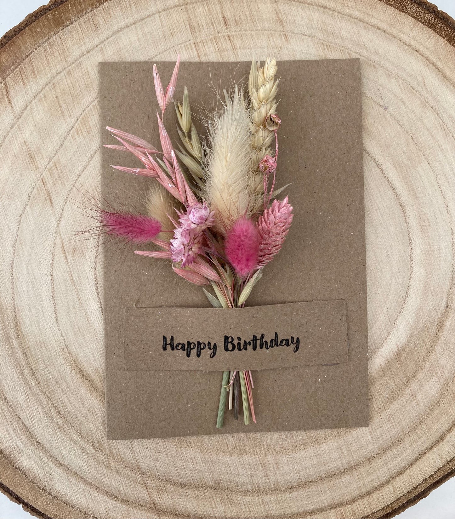 Dried Flower Greeting Card