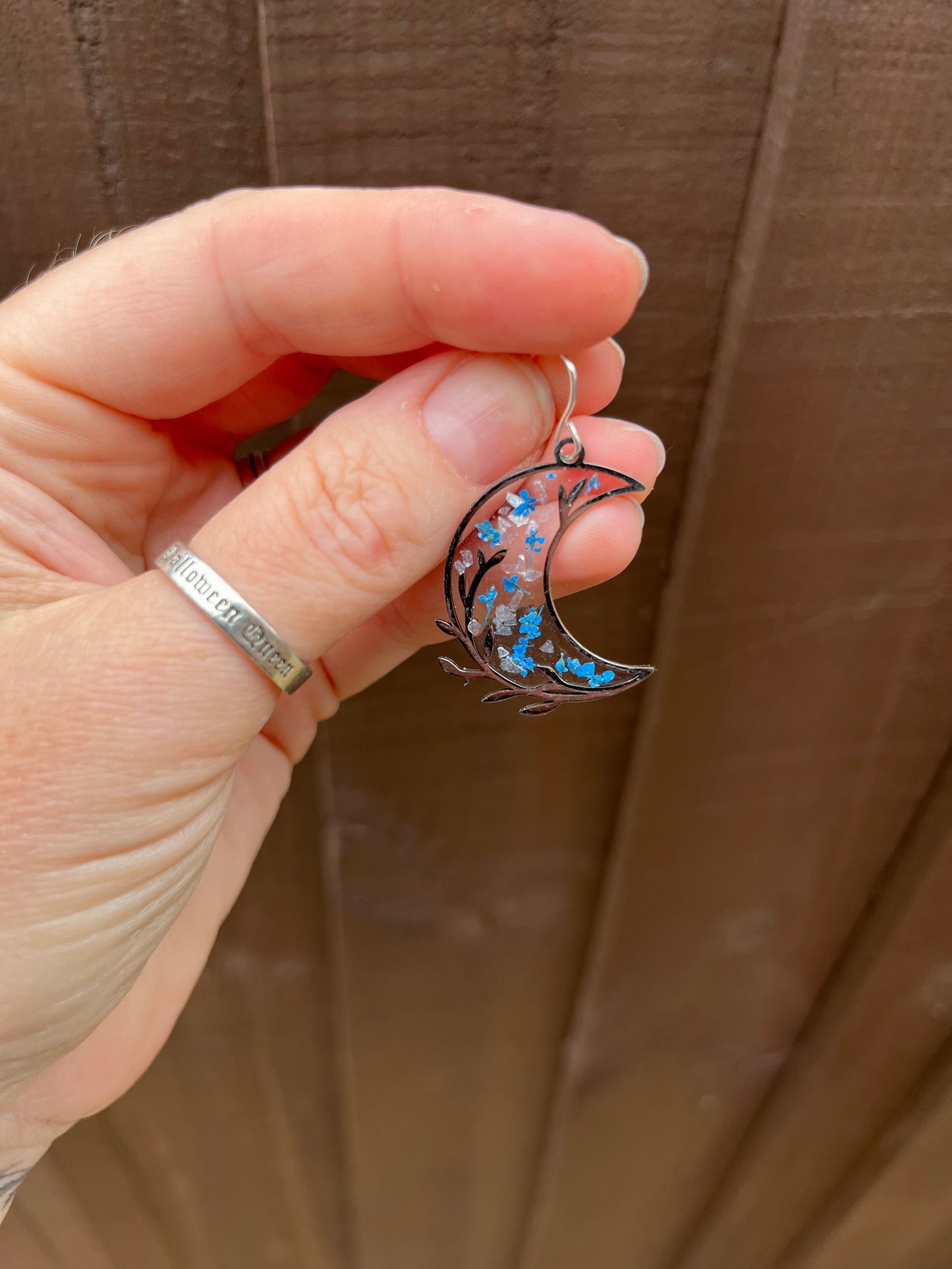 Crescent moon earrings