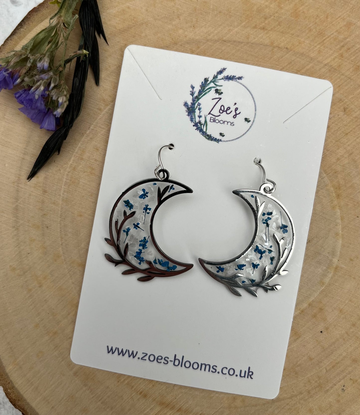 Crescent moon earrings