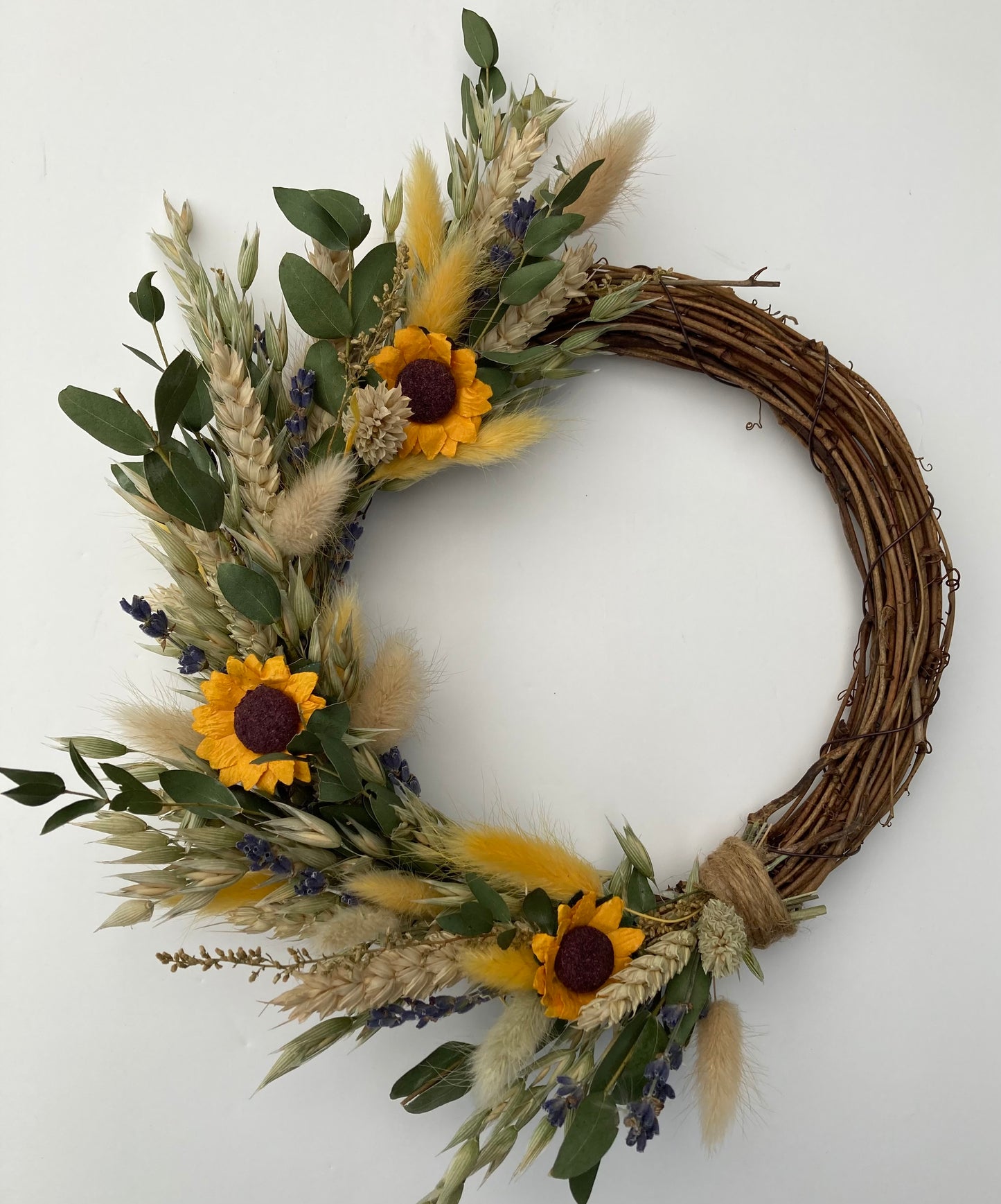 Dried Flower Sunflower Wreath