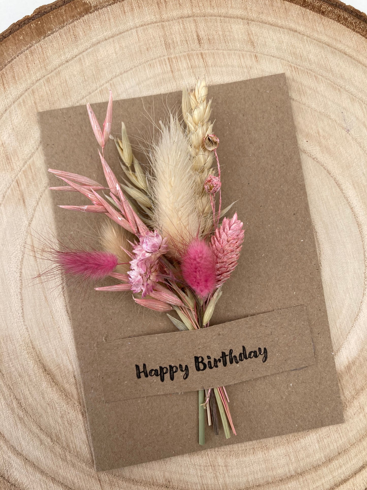 Dried Flower Greeting Card