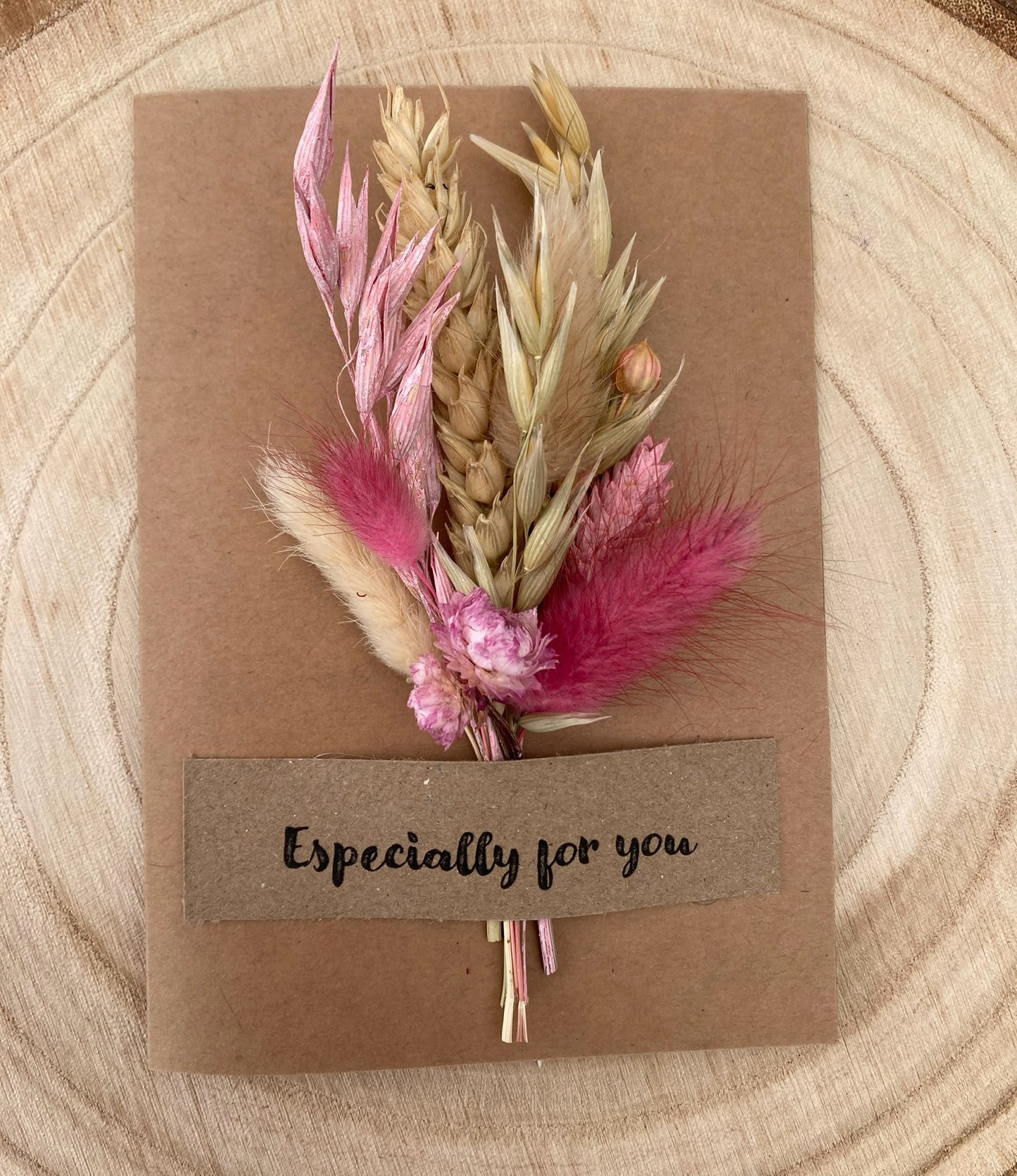 Dried Flower Greeting Card