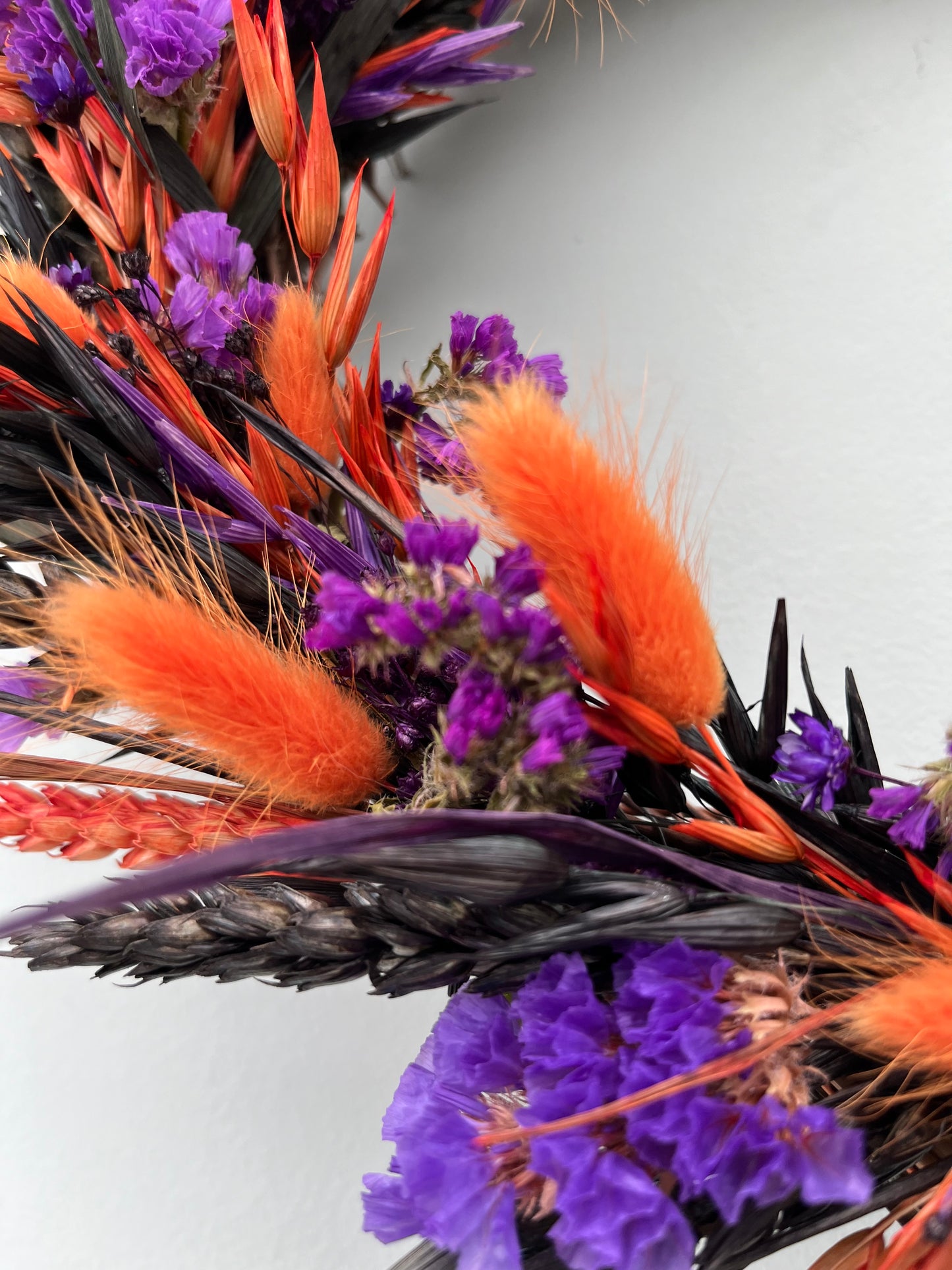 Halloween Dried Flower Wreath
