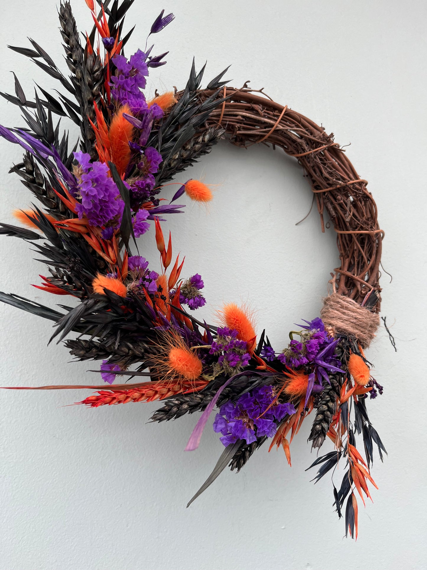 Halloween Dried Flower Wreath