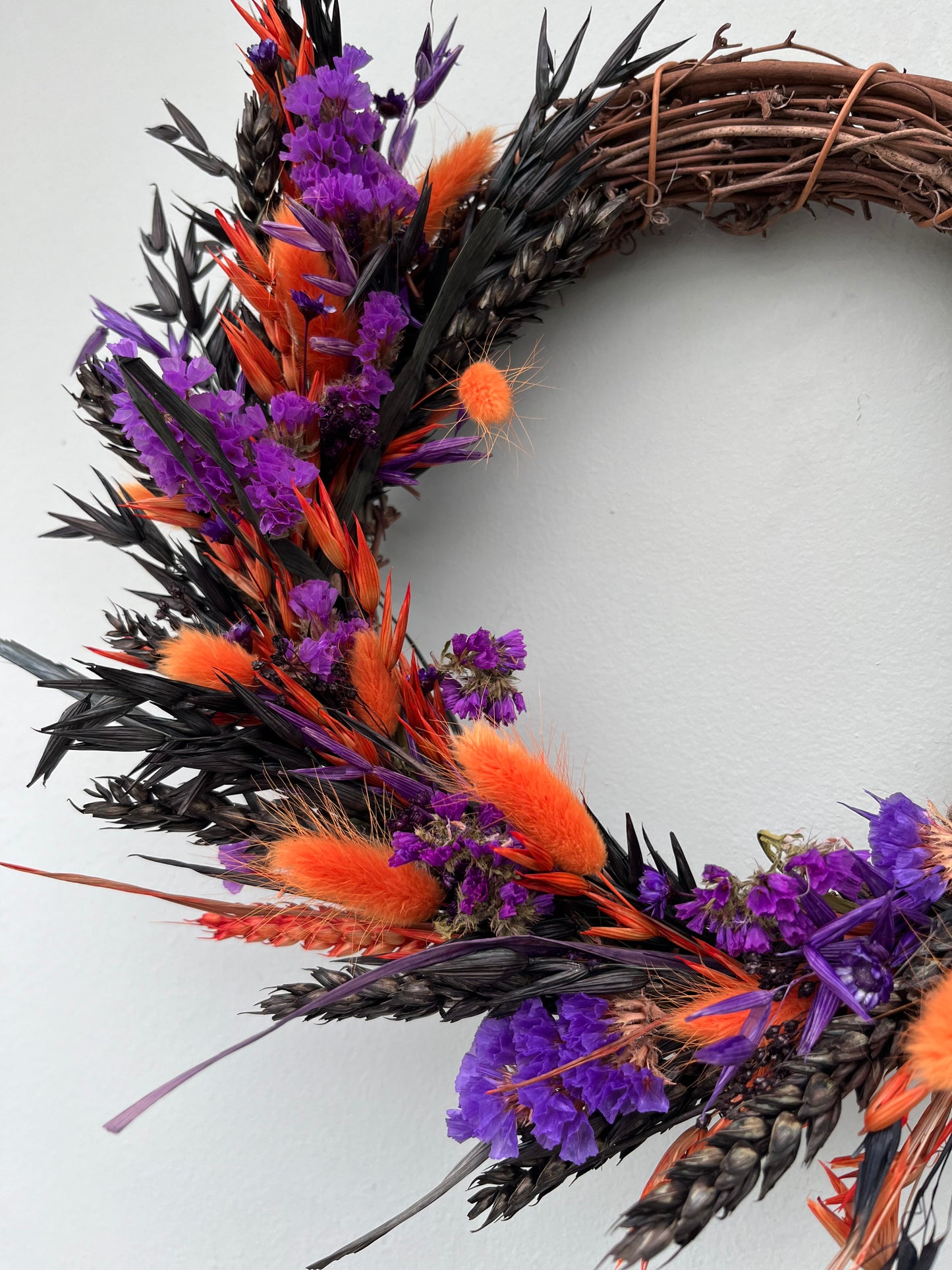 Halloween Dried Flower Wreath