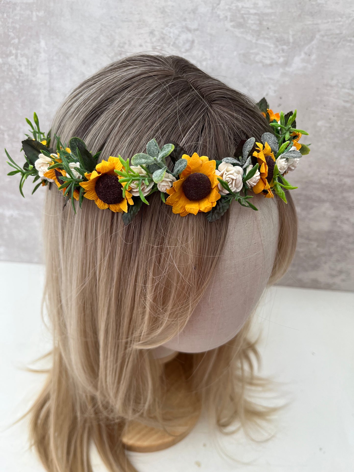 Sunflower Wedding Crown