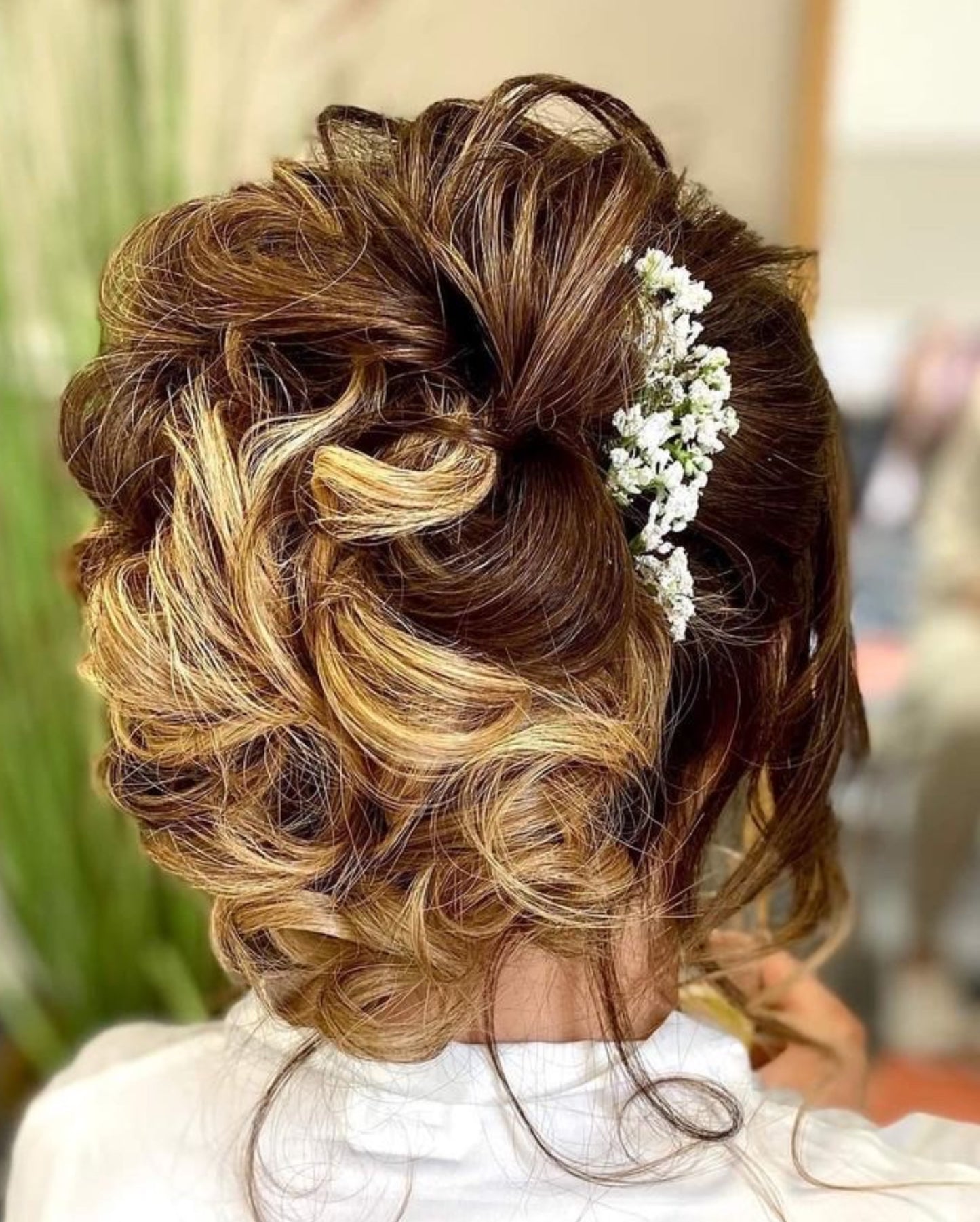 Gypsophila Flower Hair Pins