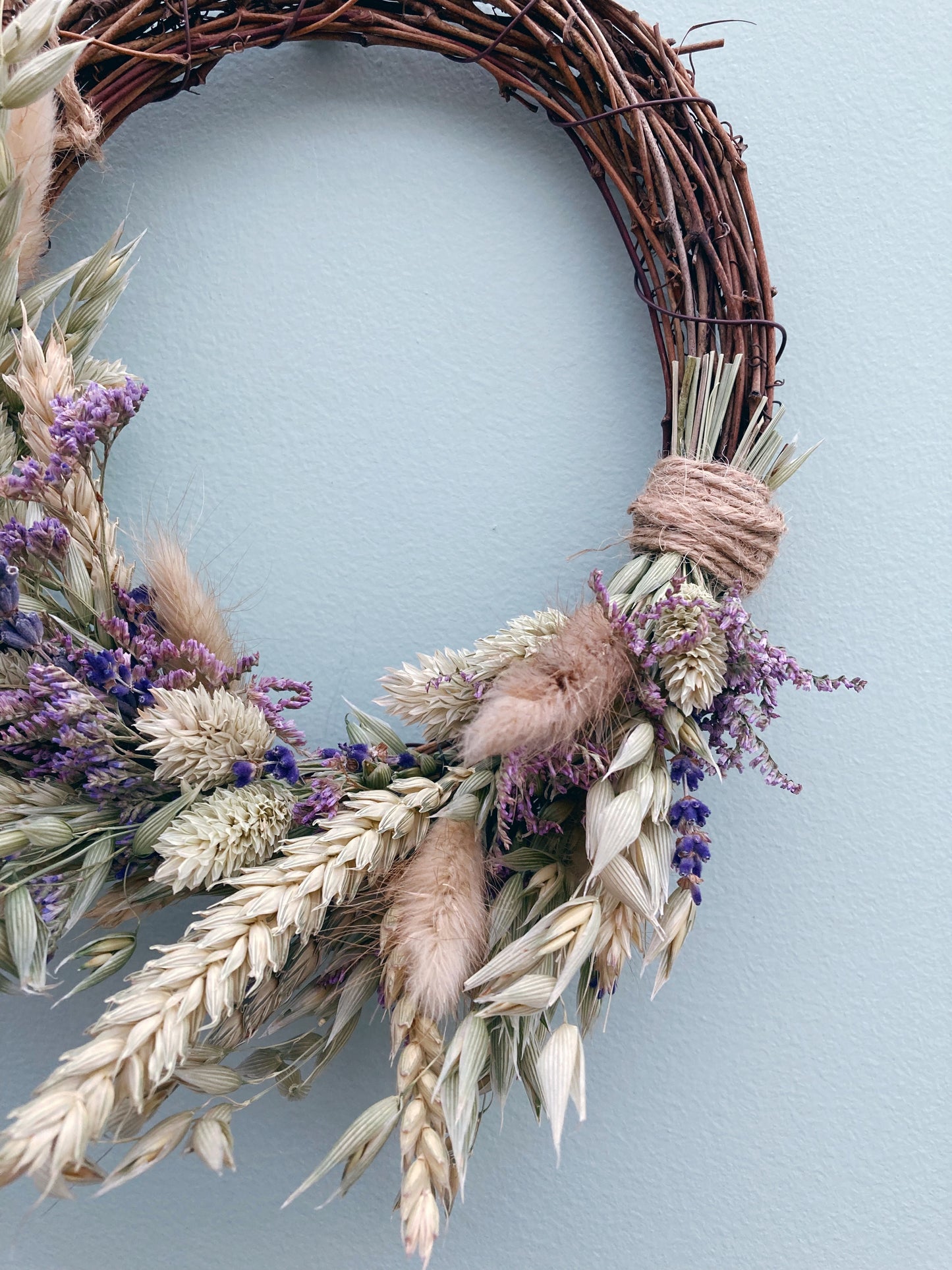 Dried Flower Lavender Natural Wreath