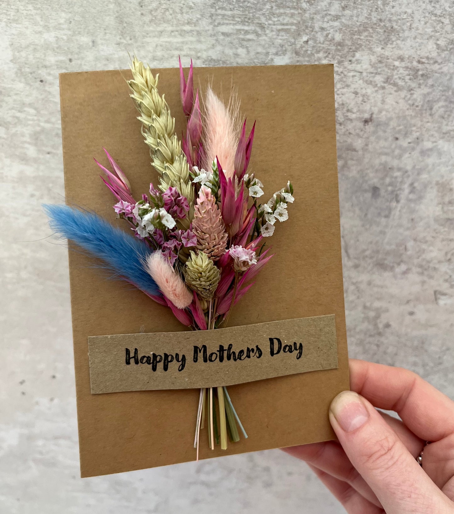 Dried Flowers Mother’s Day Card