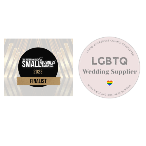 Peterborough small business finalist, LGBTQ wedding supplier 