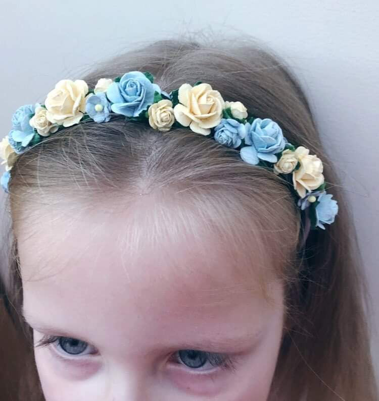 Flower girl headband 