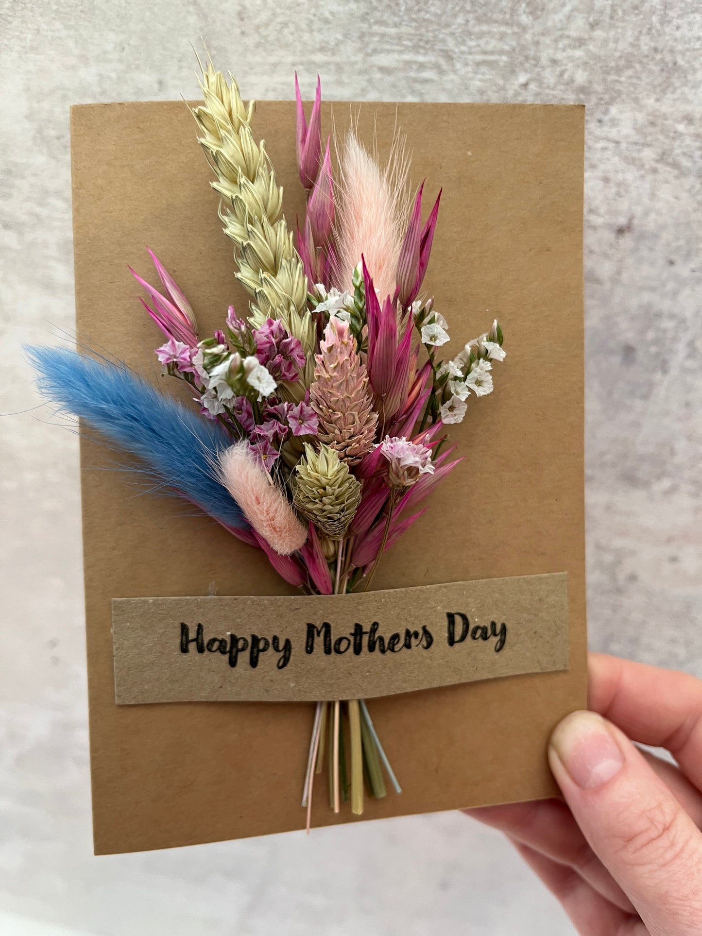 Dried Flowers Mother’s Day Card