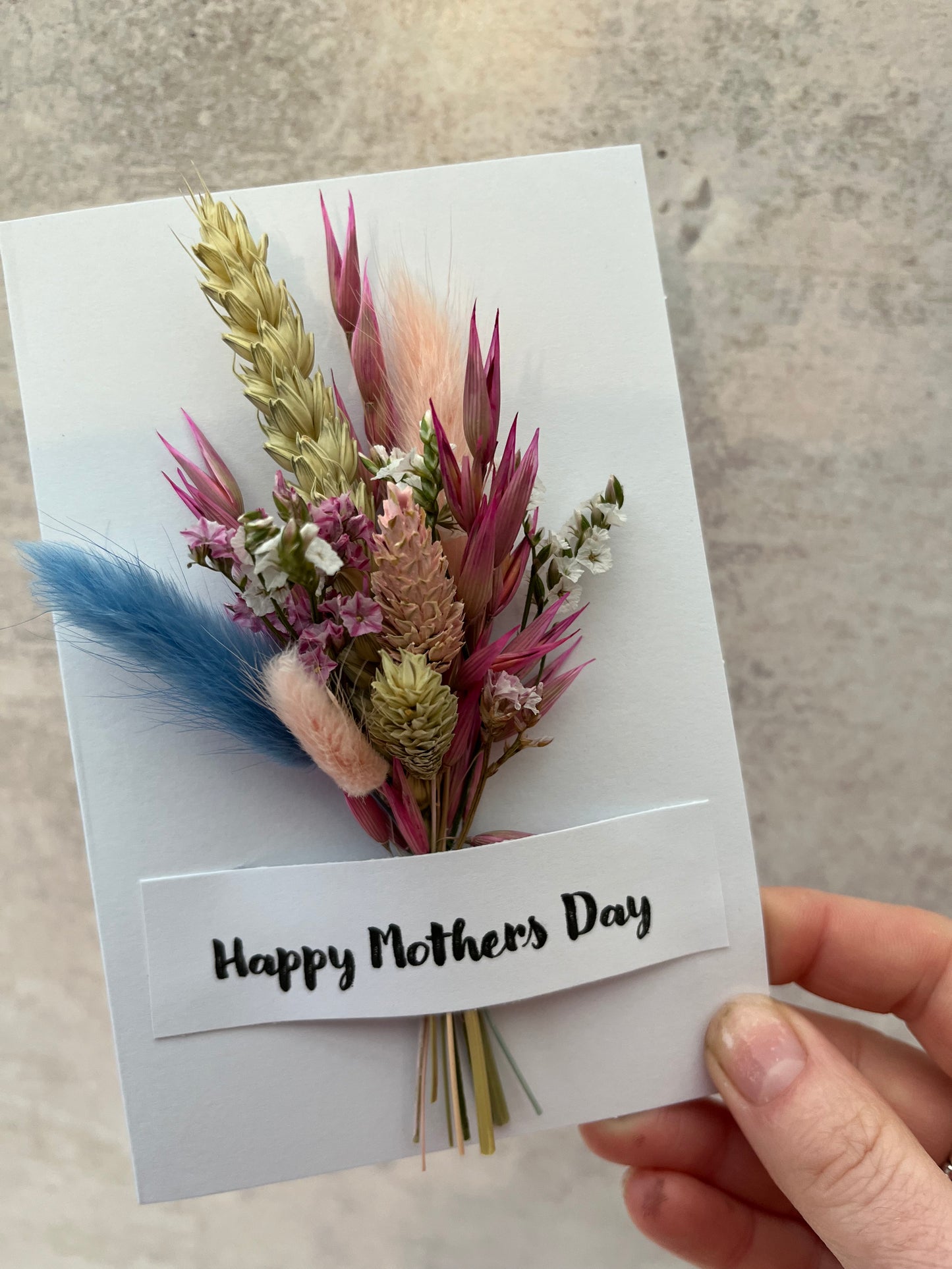 Dried Flowers Mother’s Day Card
