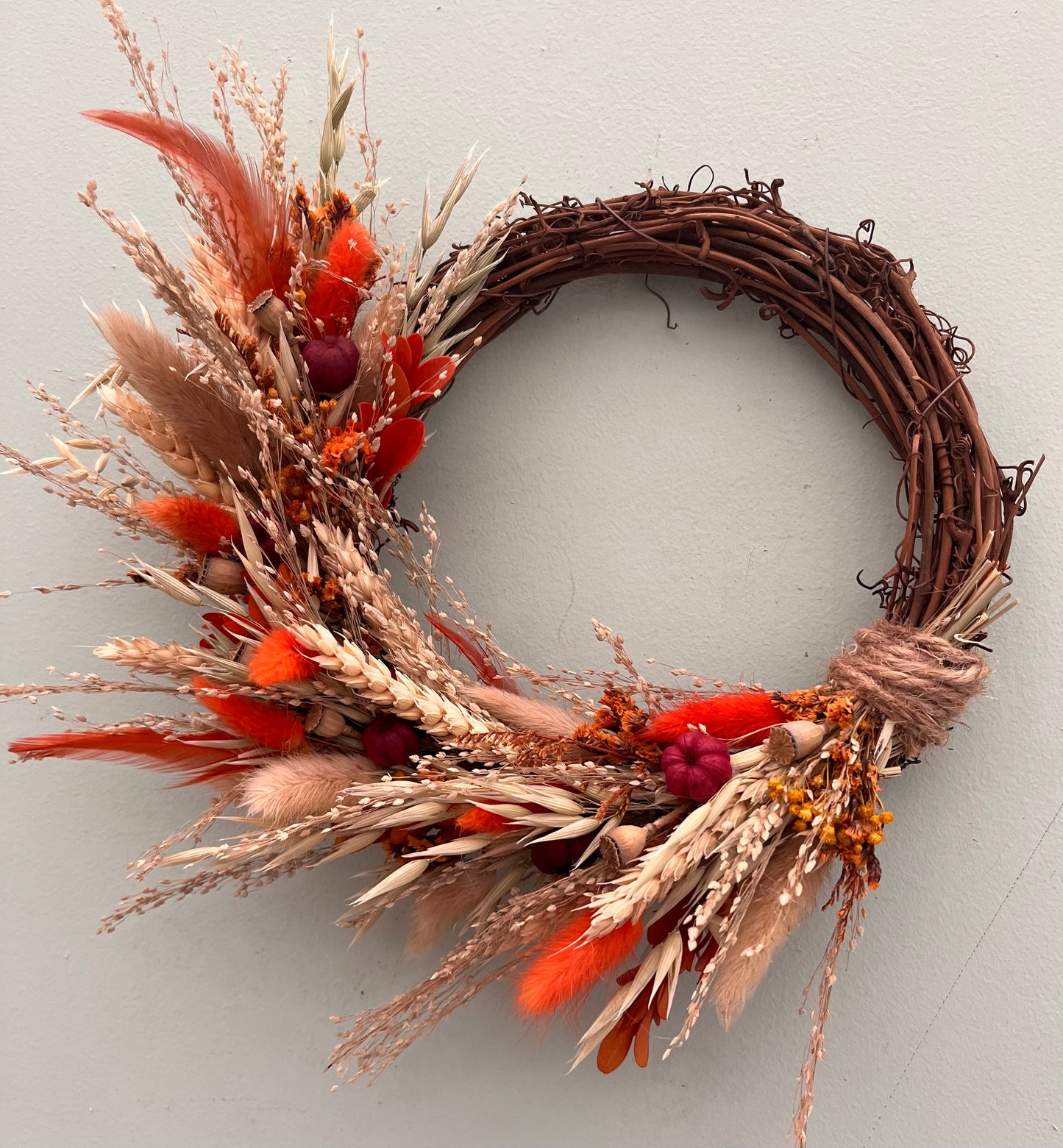 Autumn Dried Flower Wreath