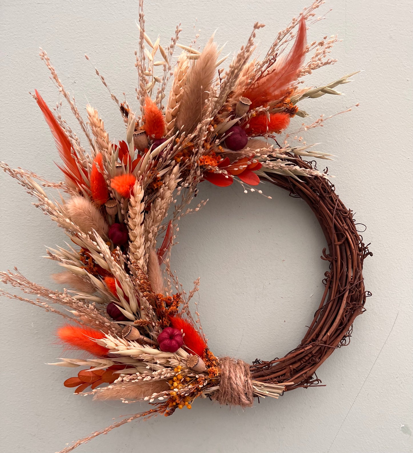 Autumn Dried Flower Wreath