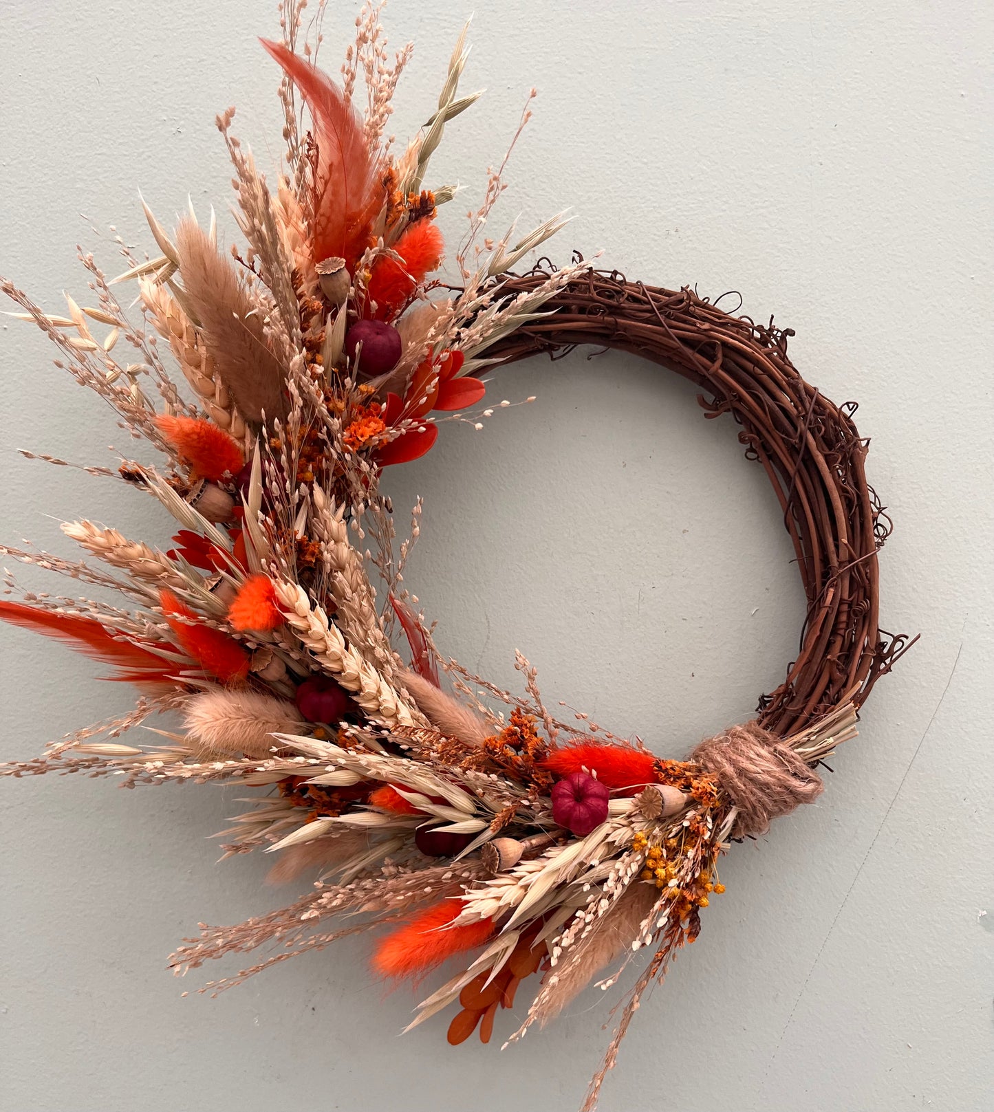 Autumn Dried Flower Wreath