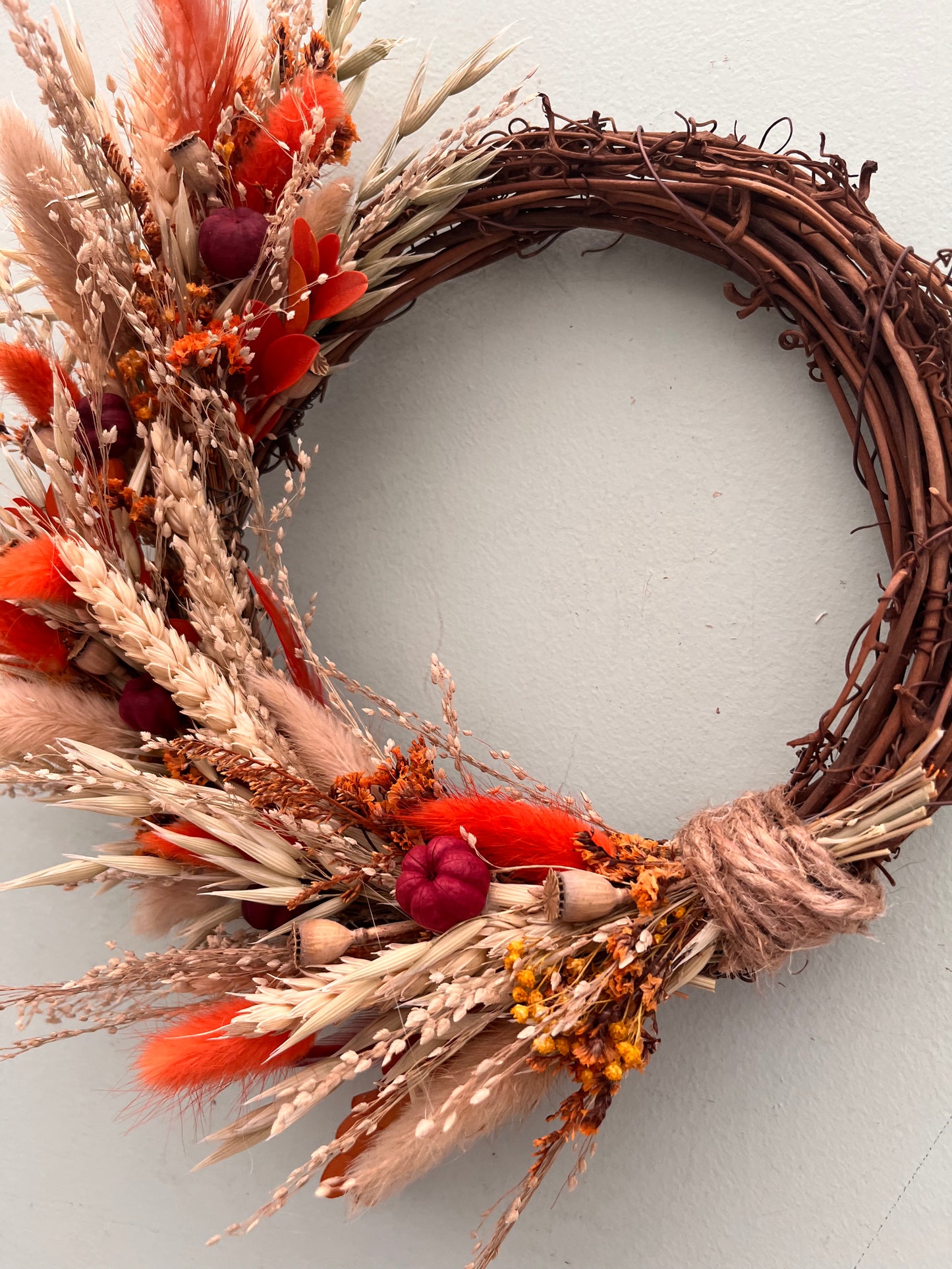 Autumn Dried Flower Wreath