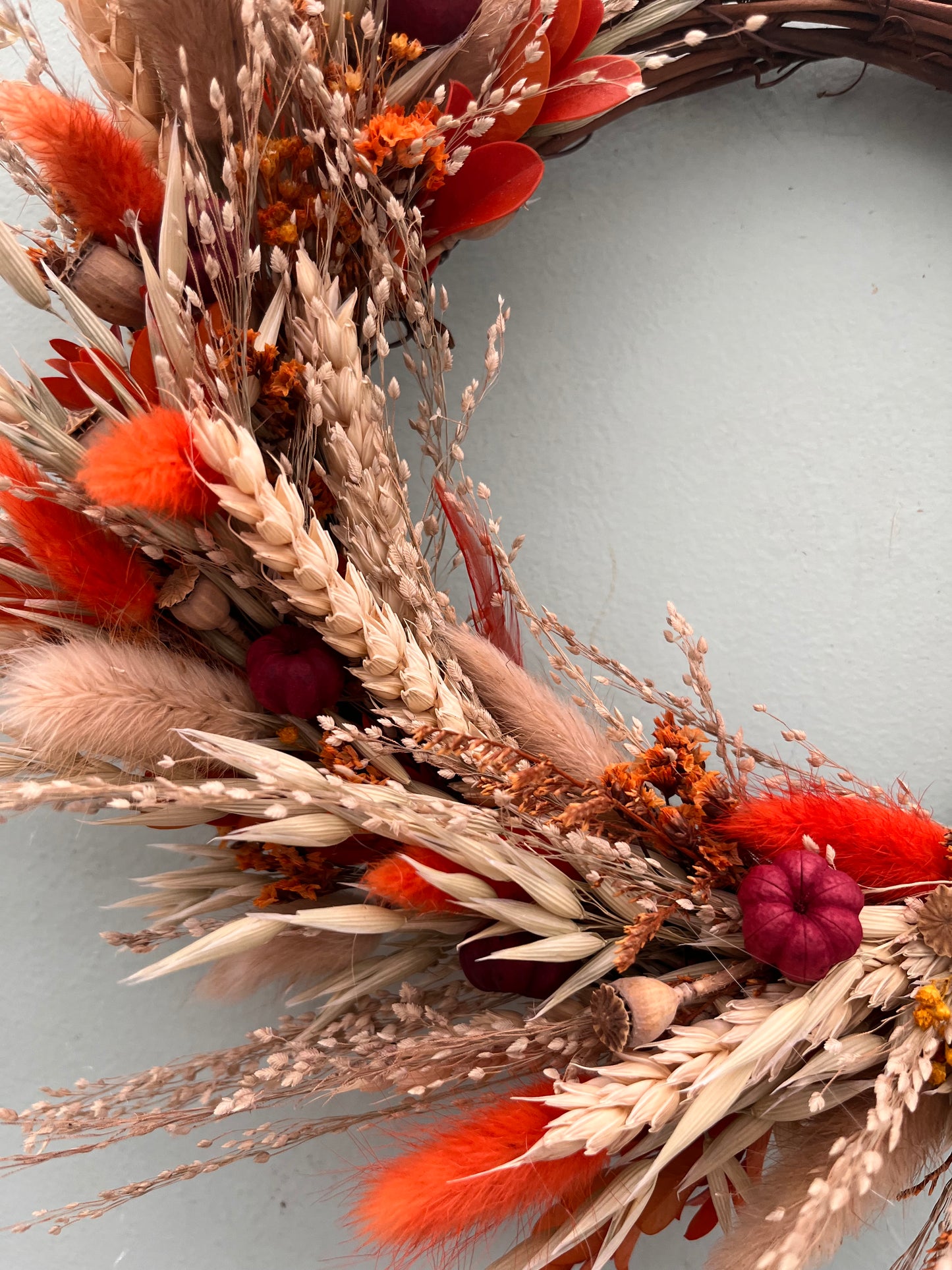Autumn Dried Flower Wreath