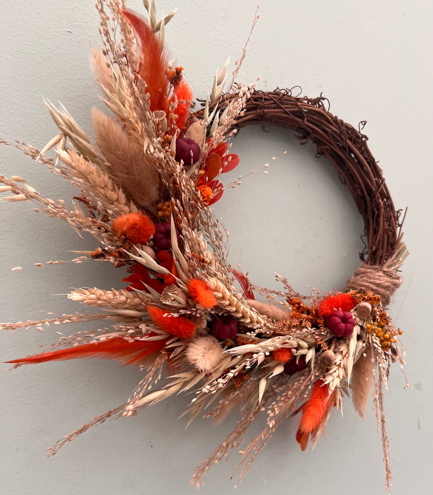 Autumn Dried Flower Wreath