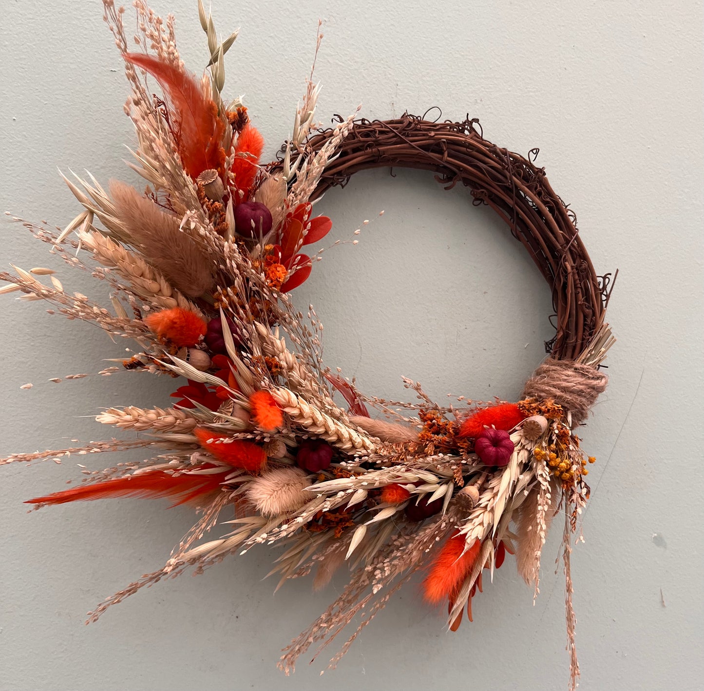 Autumn Dried Flower Wreath