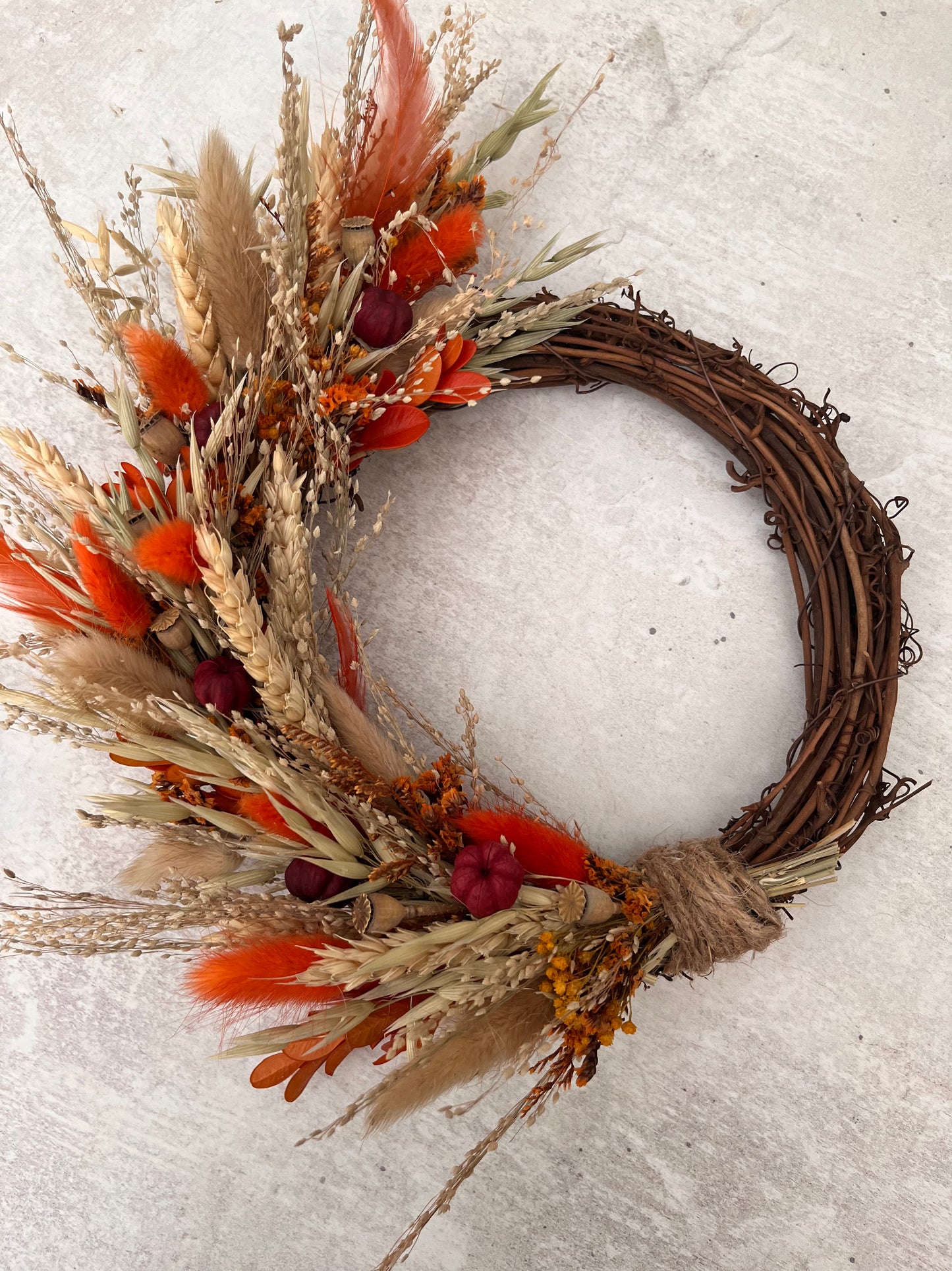 Autumn Dried Flower Wreath